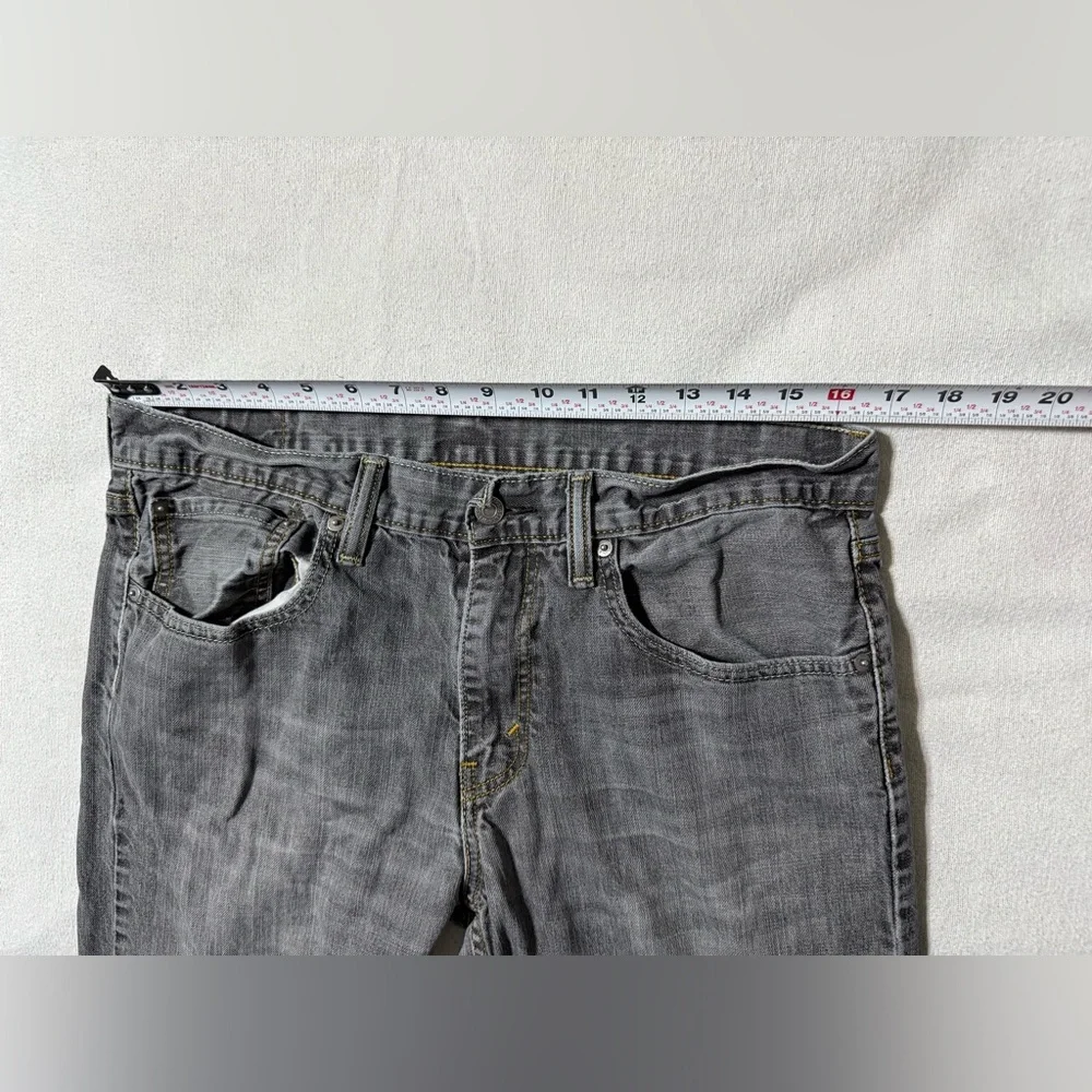 Levis 527 Jeans Mens 33x28‎ Gray Regular Bootcut Mid Rise